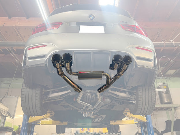 2015-2020 BMW F80 M3 F82 / F83 M4 | 2.5" PIPING W/ 3.5 " QUAD TIPS AXLE BACK EXHAUST