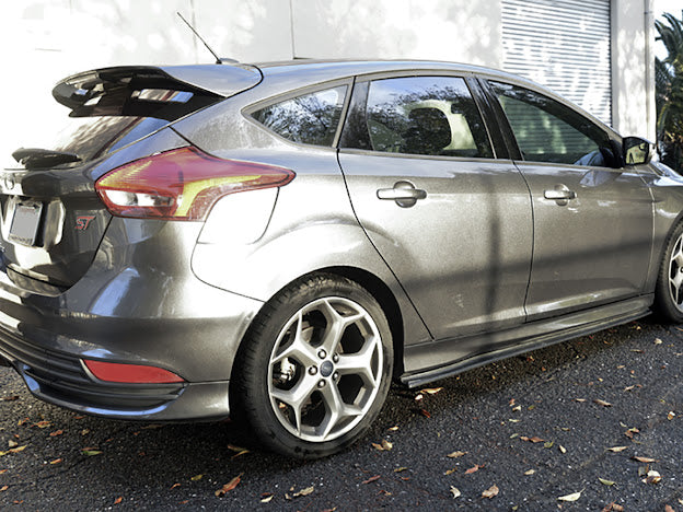 2013-2018 Ford Focus ST | RS CARBON FIBER *ADD-ON*  Side Skirts Rocker Panel Extensions Ground Effects