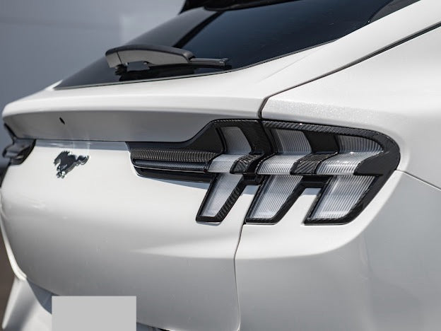 2021-UP MUSTANG MACH-E | CARBON FIBER REAR TAIL LIGHT BEZEL COVER