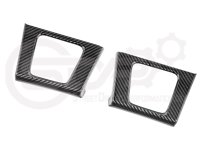 2021-UP FORD F-150 | FACTORY STYLE CARBON FIBER REAR DOOR TRIM ARMREST CUP HOLDER PANEL COVER