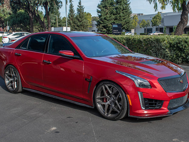 2016-2019 CADILLAC CTS-V3 FRONT SPLITTER WHEEL ARCHES - CARBON FIBER