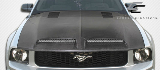 2005-2009 Ford Mustang Carbon Creations GT500 Carbon Fiber Hood