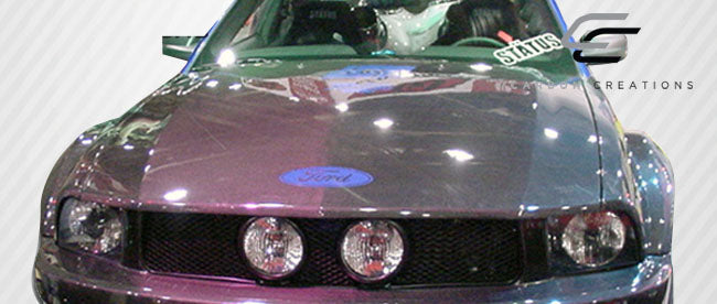2005-2009 Ford Mustang Carbon Creations OEM Look Carbon Fiber Hood