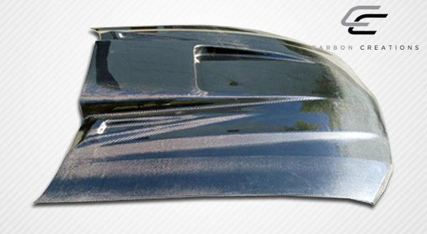 2005-2009 Ford Mustang Carbon Creations Spyder 3 Carbon Fiber Hood