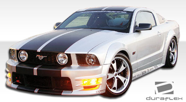 2005-2014 Ford Mustang Duraflex GT500 Wide Body Side Skirts Rocker Panels - 2 Piece