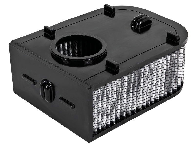 aFe MagnumFLOW Pro DRY S OE replacement air filter for 2015-2018 Porsche Macan S/GTS V6-3.0L engine, direct fit.