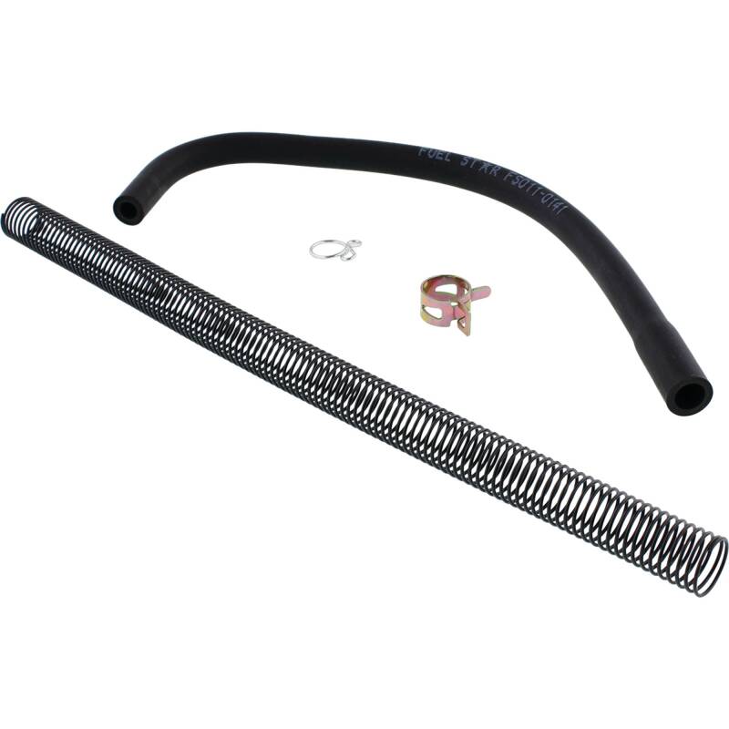All Balls Racing FS Hose and Clamp Kit for Kawasaki motorcycles, featuring durable hoses and secure clamps.