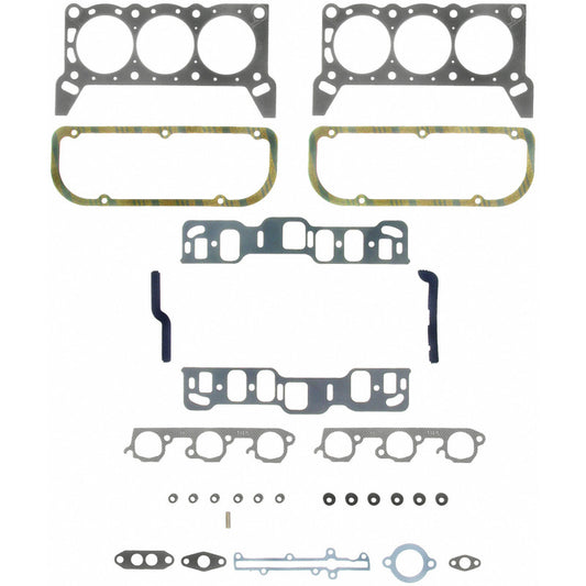 Fel-Pro Ford Mustang HS 8857 PT PermaTorque engine cylinder head gasket set showing multiple gaskets and sealing surfaces.