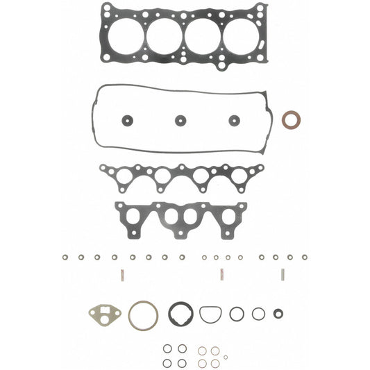 Fel-Pro Honda Accord engine cylinder head gasket set with PermaTorque design, showing multiple gaskets and sealing components.