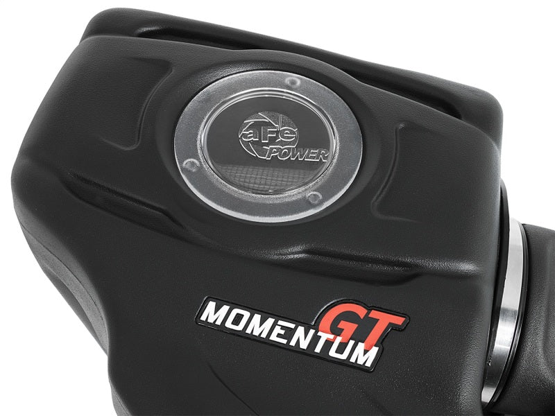 aFe Momentum GT Pro Dry S Stage-2 cold air intake for 2009-2016 Audi A4 B8 L4 2.0L engine, showing the intake filter and tubing