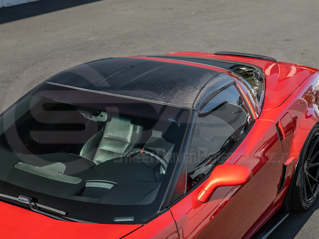 *IMPERFECTION / DISCOUNTED* 2005-2013 CORVETTE C6 | CARBON FIBER TOP TARGA ROOF PANEL