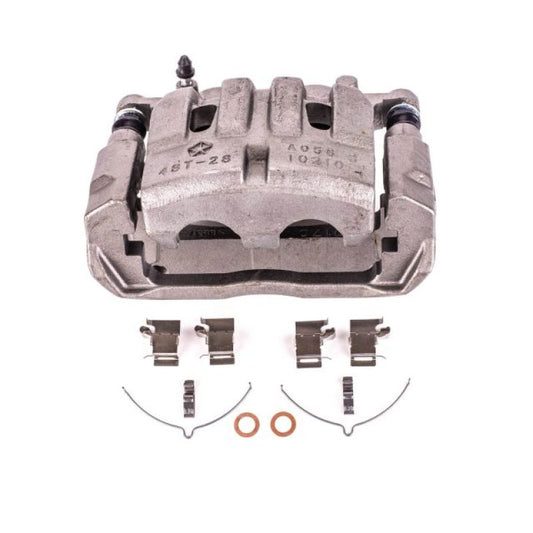 PowerStop front right OE brake caliper with bracket for 2014-2018 Jeep Cherokee, automotive replacement part.