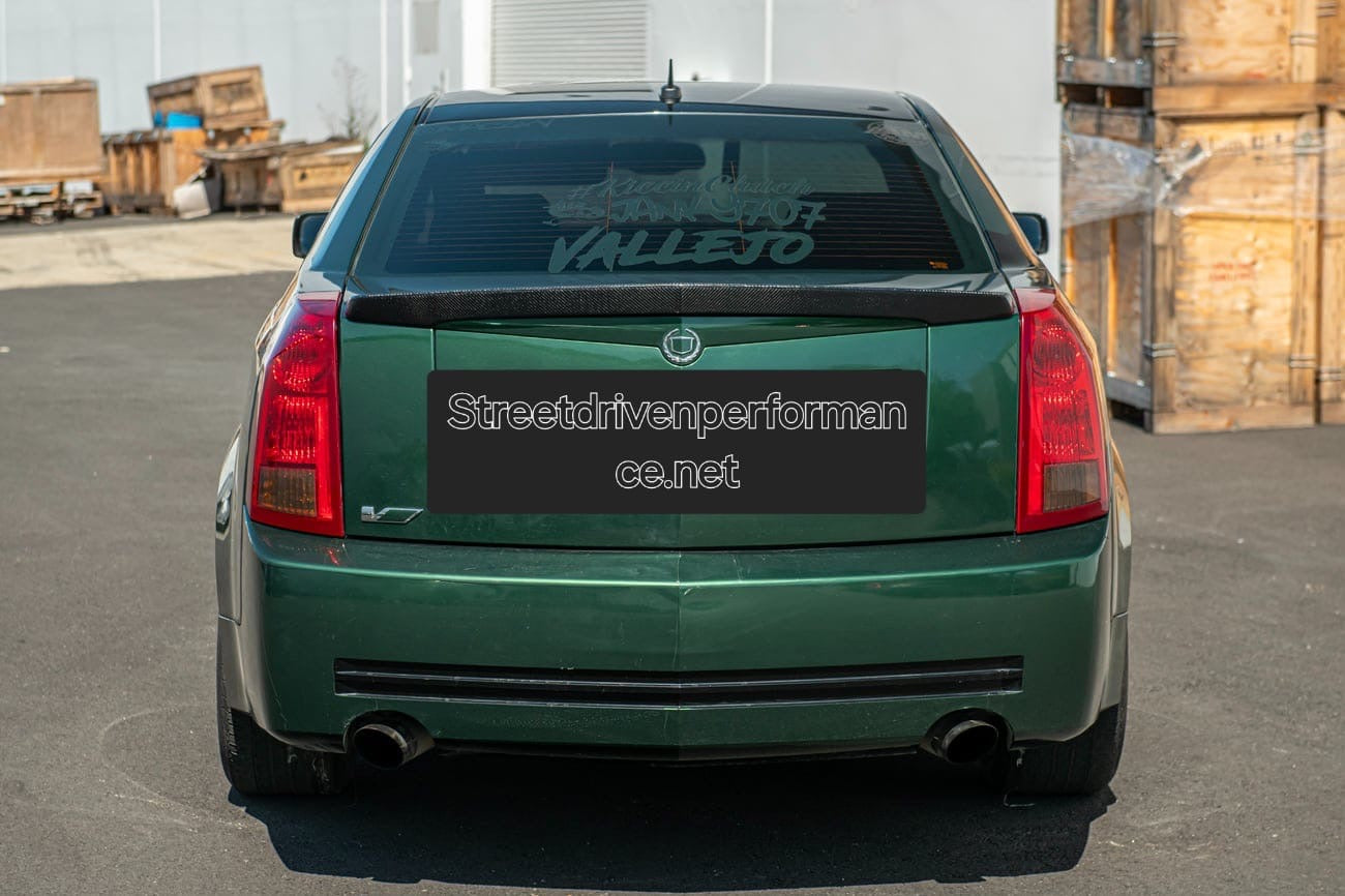 2003-2008 Cadillac CTS-V, V1 | SDP Performance Style CARBON FIBER Wickerbill Spoiler Wing