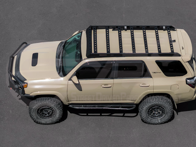 2010-2024 Toyota 4Runner | Carbon Steel Black Top Roof Rack Cargo Carrier