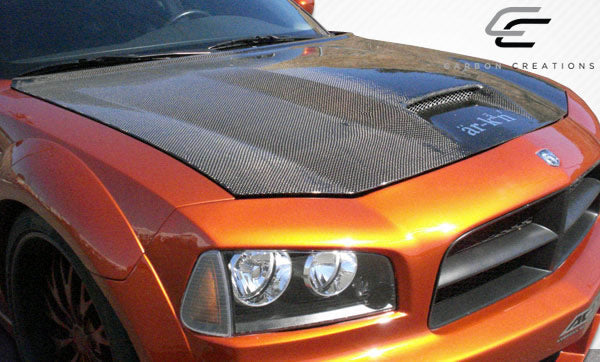 2006-2010 Dodge Charger Carbon Creations SRT Look Carbon Fiber Hood