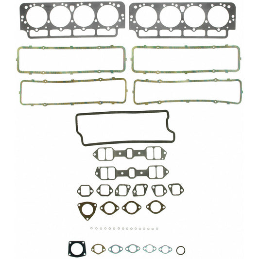 Fel-Pro HS 7893 PT-4 engine cylinder head gasket set with PermaTorque design, showing multiple gaskets and sealing surfaces.