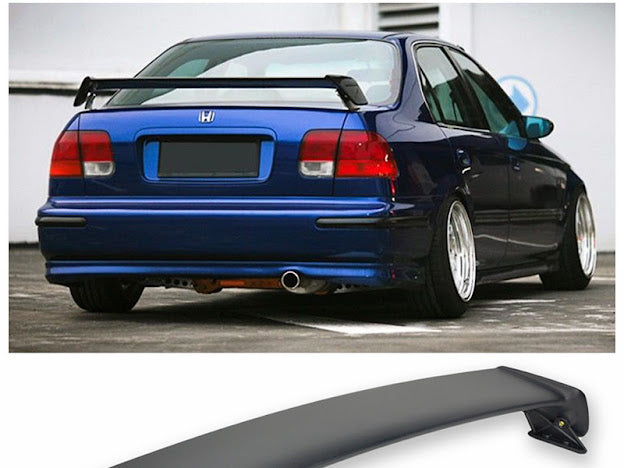 1996-2000 Honda Civic Sedan | ABS Plastic MUGEN Style Rear Trunk Wing Spoiler