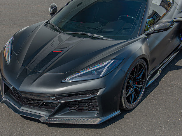 2023+ CORVETTE C8 Z06 & E-Ray | 3-PIECES FRONT LIP SPLITTER GROUND EFFECTS