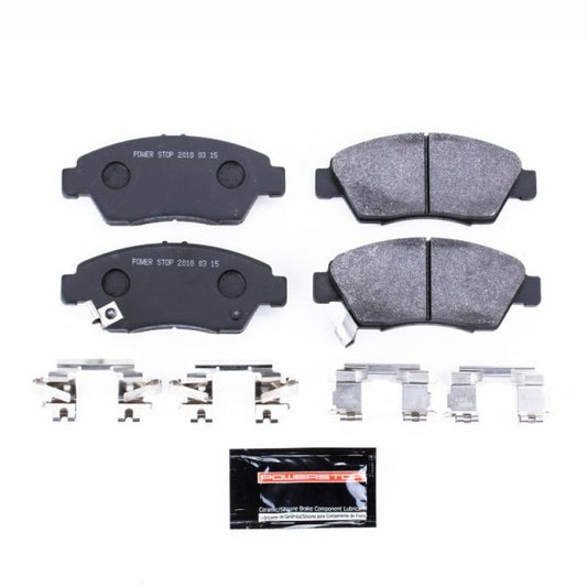 PowerStop front track day SPEC brake pads for Acura RSX 2002-2006, designed for high-performance racing braking.