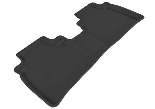 Black 3D MAXpider rubber floor mats for 2009-2014 Nissan Murano second row, durable and custom-fit interior protection.