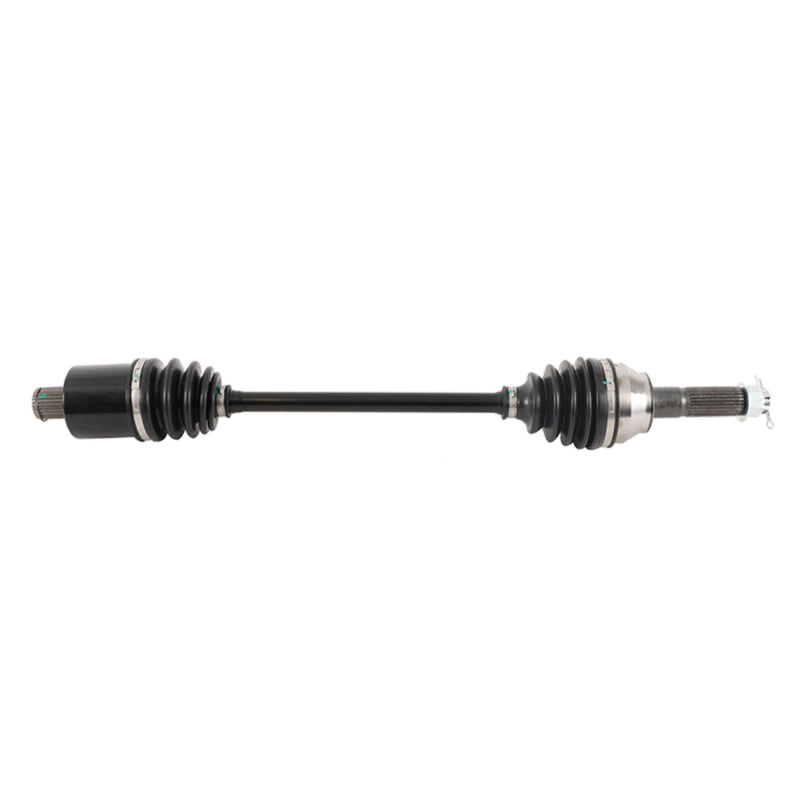 All Balls Racing Polaris axle control arm, durable metal component for off-road vehicles, with visible mounting points and robust construction.