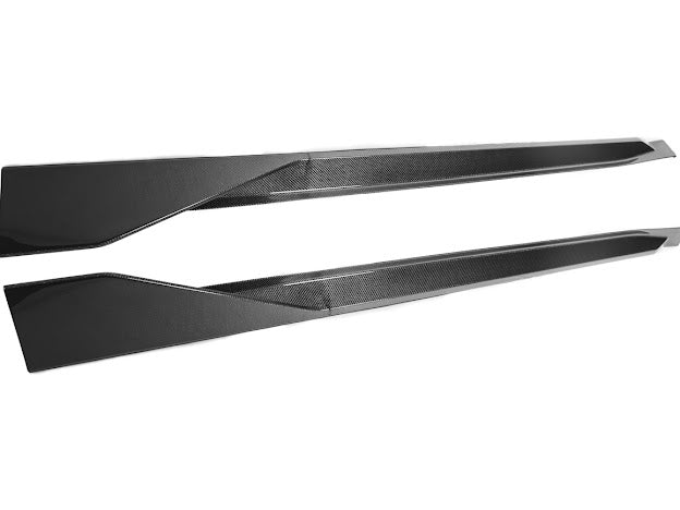 2021-Up BMW G82 G83 M4 | M- Performance Style CARBON FIBER Side Skirts Rocker Panel Ground Effects