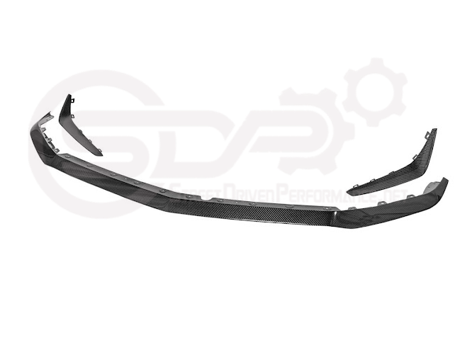 2020-PRESENT CADILLAC CT4-V BLACKWING SEDAN | CARBON FIBER FRONT LIP SPLITTER CANARDS WINGLETS & SIDE SKIRTS ROCKER PANELS GROUND EFFECTS