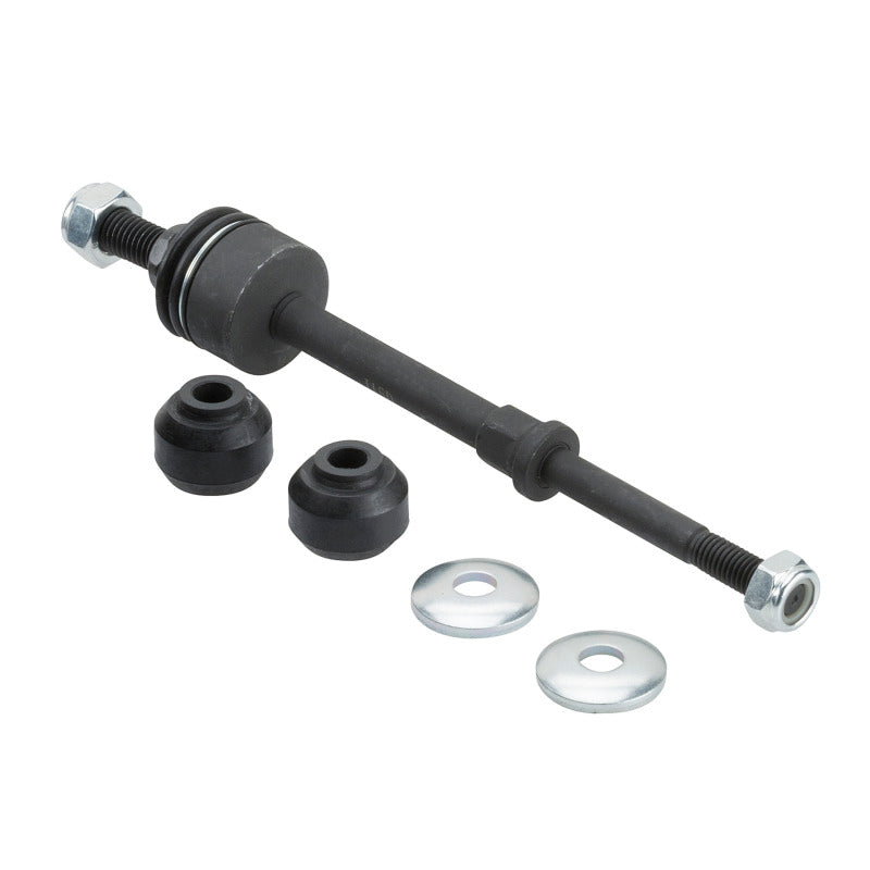 Moog Ford F-150 front sway bar endlinks kit, automotive suspension parts for 2005-2008 truck, close-up of metal components