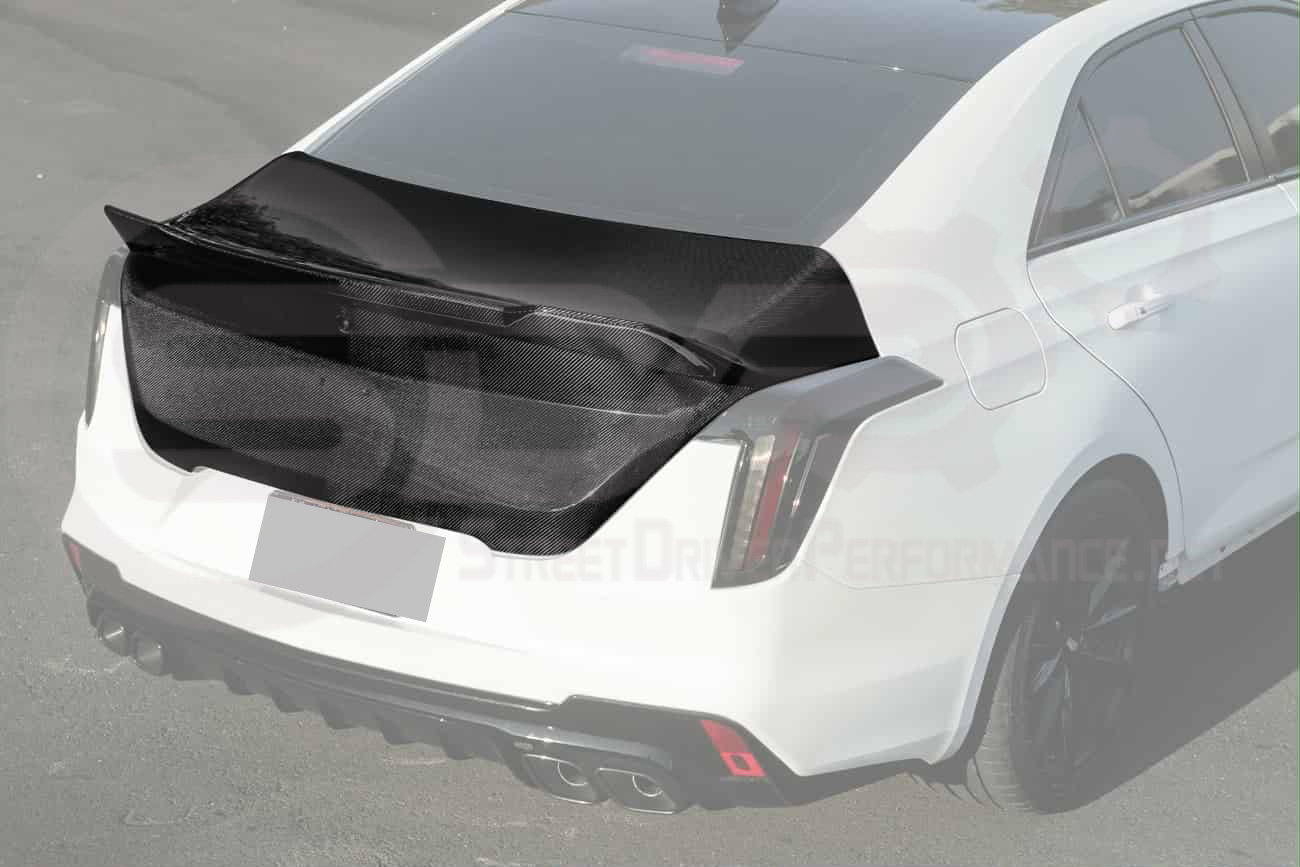 2021-UP CADILLAC CT4, CT4 V, AND CT4-V BLACKWING | BLACKWING STYLE REAR TRUNK LID WITH INTEGRATED SPOILER