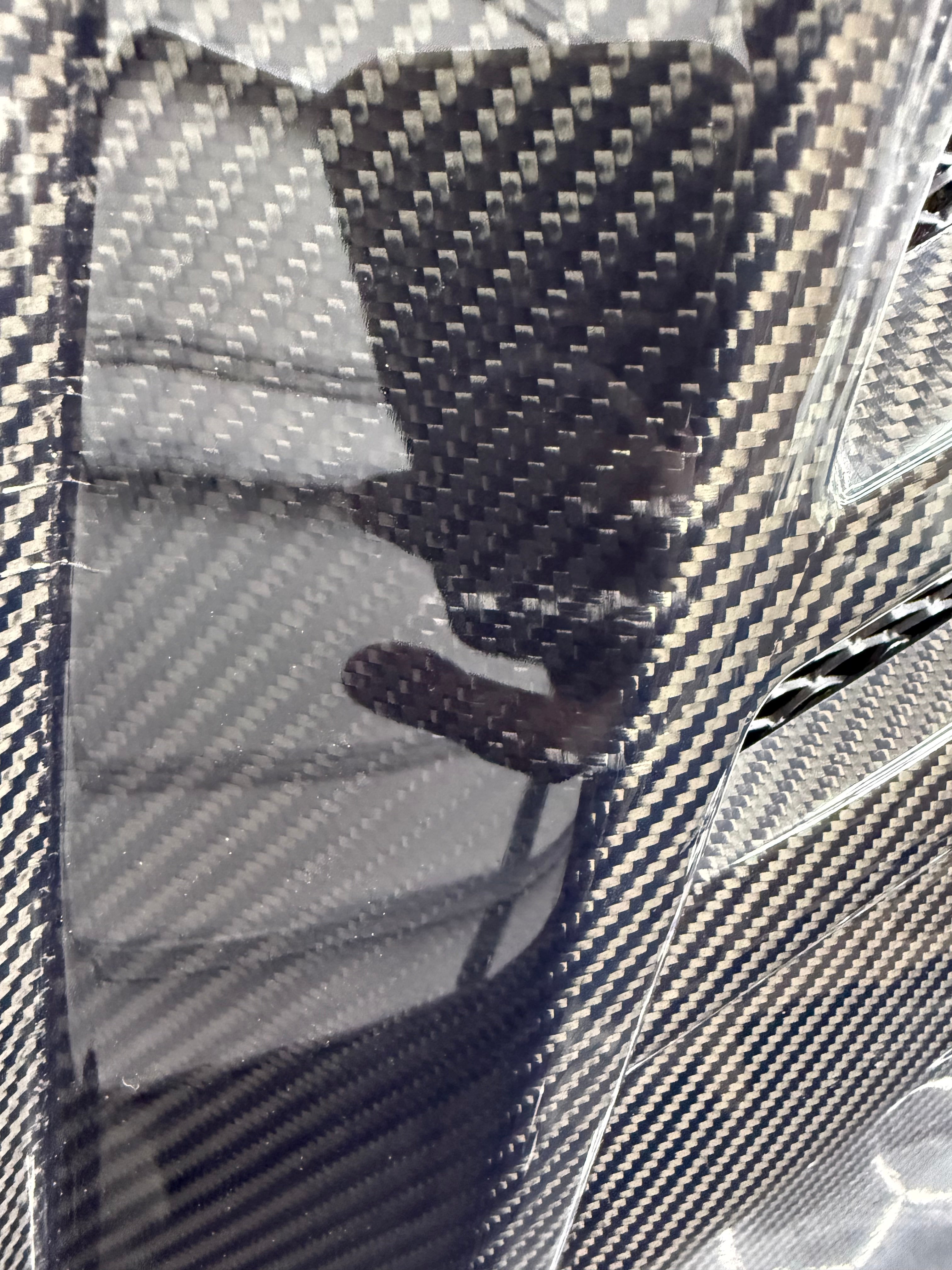 *IMPERFECTION/ DISCOUNTED* 2019-2020 Cadillac CT6  | Aggressive Style Carbon Fiber Vented Hood (All Models)