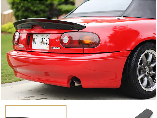 1990-1997 Mazda Miata MX5 KG WORKS Style ABS Plastic Rear Trunk Lid Wing Spoiler