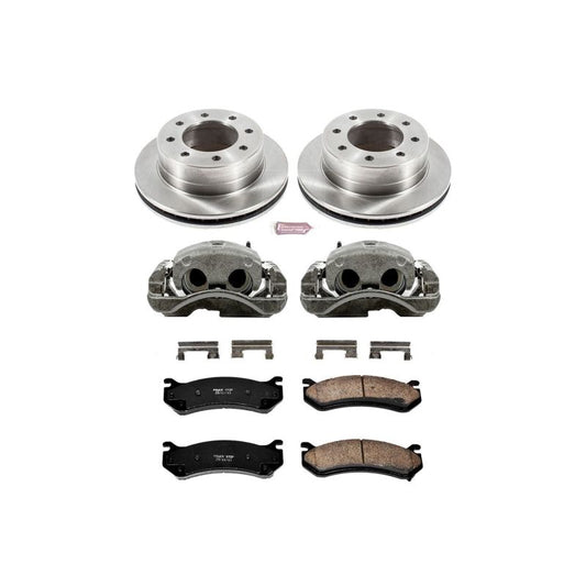 PowerStop OE rear brake calipers for GMC Yukon XL 2500 2003-2005 in Autospecialty kit with calipers and hardware.
