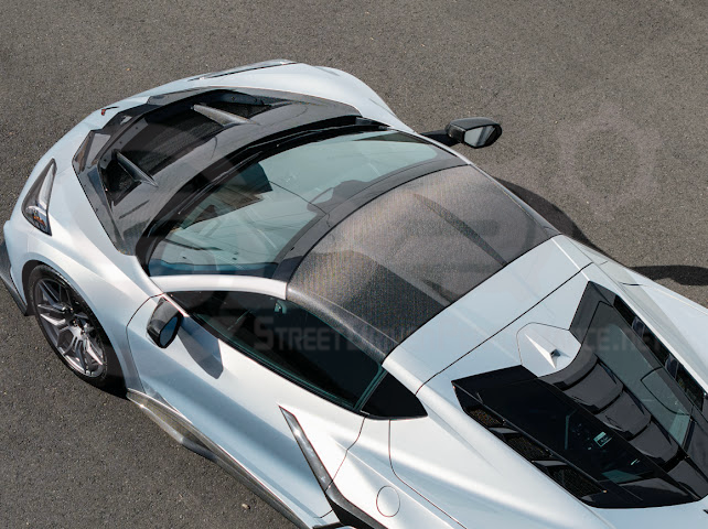 2020-Up Chevrolet Corvette C8 Coupe | CARBON FIBER Replacement Top Targa Roof Panel