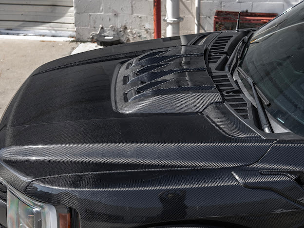 2021-UP FORD F-150 RAPTOR CARBON FIBER FRONT HOOD