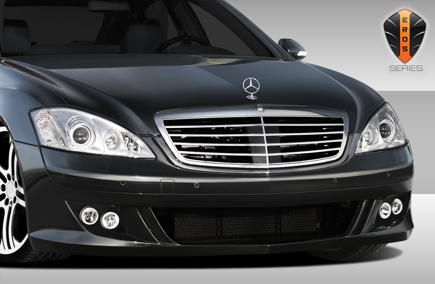 2007-2009 Mercedes S Class Duraflex Eros Version 1 Front Bumper