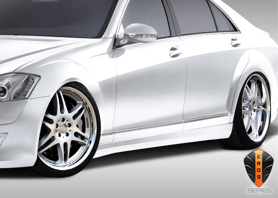2007-2013 Mercedes S Class Duraflex Eros Version 1 Side Skirts