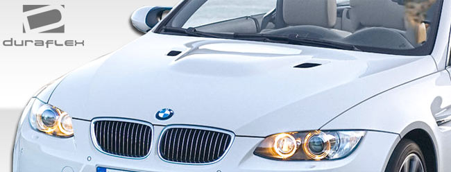 2007-2010 BMW 3 Series E92 2dr E93 Convertible Duraflex M3 Look Hood - 1 Piece