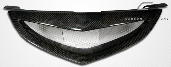 2004-2009 Mazda 3 Carbon Creations Open Mouth Carbon Fiber Grille