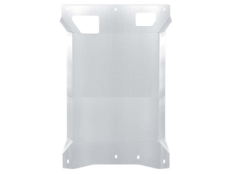 ICON 23-25 Chevrolet Colorado and GMC Canyon trans skid plate mounted underneath the vehicle, durable protection for off-road driving.
