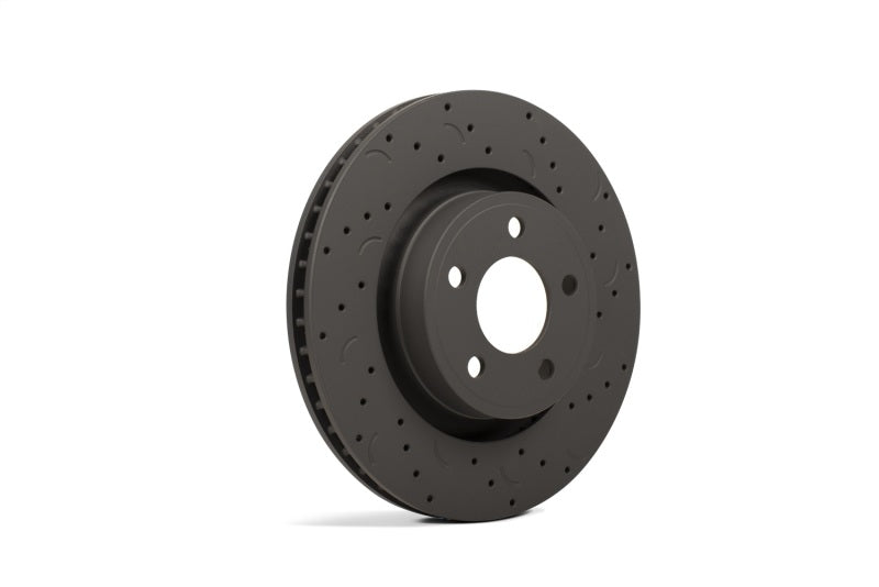 Hawk Performance Talon brake rotors with slot and drilled design for enhanced braking performance.