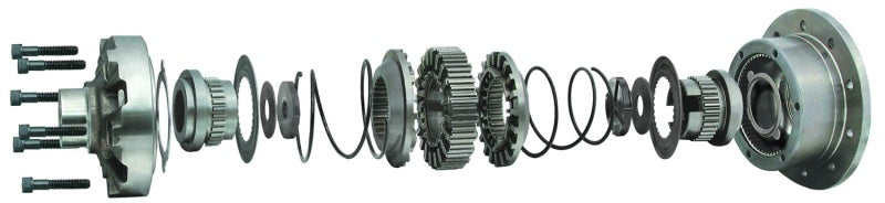 Eaton Detroit Locker differential with 30 spline, 1.30-inch axle shaft, 4-pinion for front and rear 8-inch axles, automotive part.