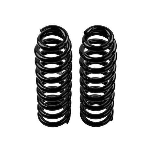 Front coilover spring for Toyota Land Cruiser 200 by Old Man Emu, showcasing the black coil spring for suspension upgrade.