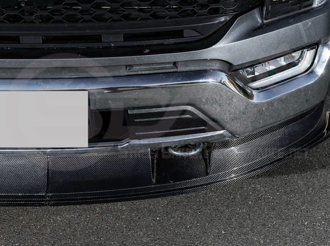 2021-Up Ford F-150 | SDP Performance CARBON FIBER 2Pcs Front Bumper Lip Splitter Ground Effects