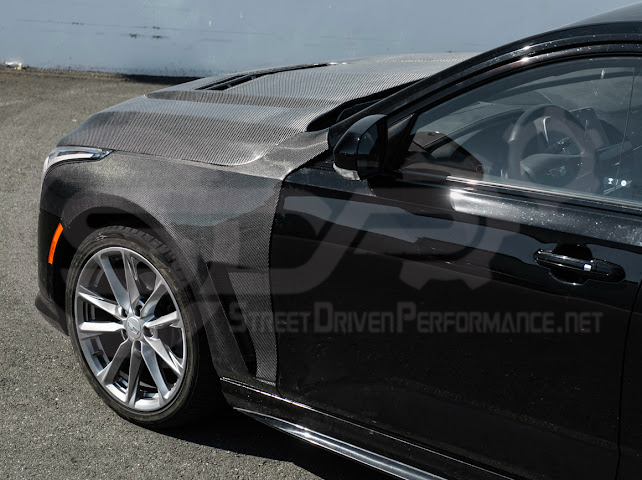2020-UP CADILLAC CT4 & CT4 V |BLACKWING STYLE FRONT SIDE VENTED FENDERS