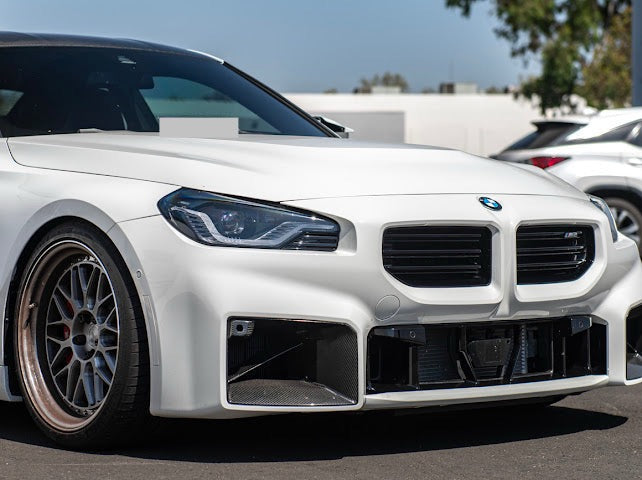 2023-Up BMW G87 M2 | M-Performance Style Carbon Fiber Front Side Duct Vents Replacement (Pair)