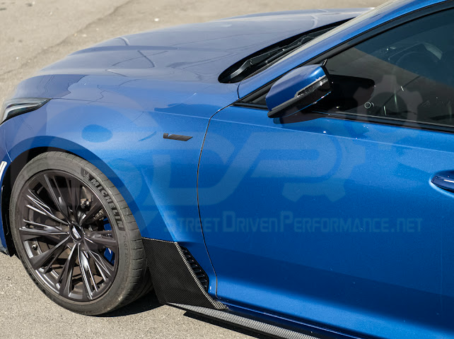 2022-Present Cadillac CT5-V Blackwing | CARBON FIBER Lower Side Fender Vent Trim Panel Replacement (Pair)