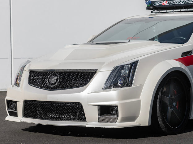 2009-2015 Cadillac CTS-V V2 - Carbon Fiber Fog Light Bezels / Covers