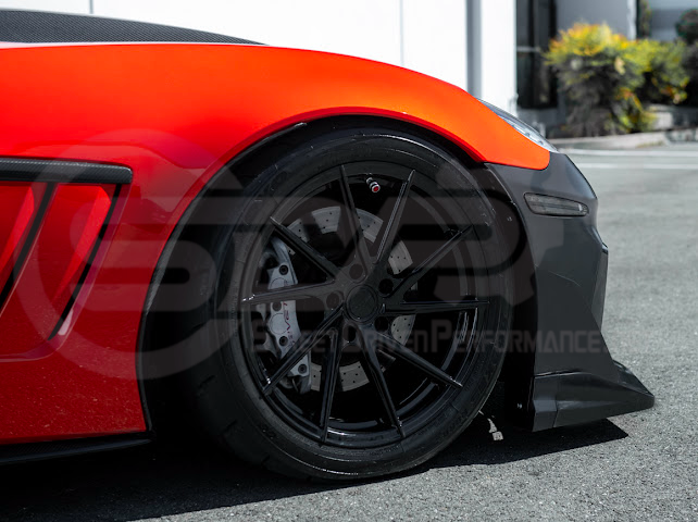 2005-2013 Corvette C6 Z06 | C7 ZR1 Style Primer Black Front Bumper Conversion Kit Replacement