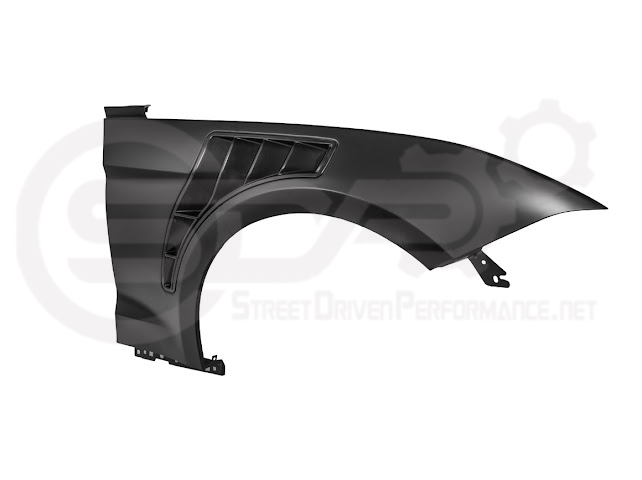 2018-2023 FORD MUSTANG GT500 KR STYLE FRONT SIDE VENTED FENDERS PAIR