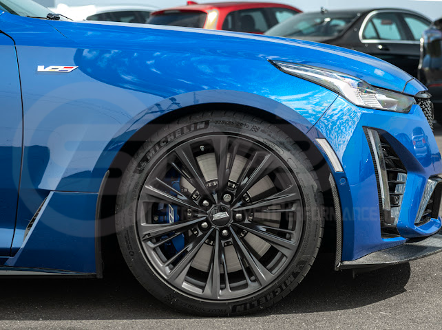 2020-2024 CADILLAC CT5-V BLACKWING SEDAN | FRONT LIP SPLITTER GROUND EFFECTS & WHEEL ARCHES